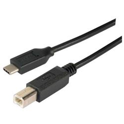 USB 2.0线缆，直通Type-C/直通B型，3米的图片