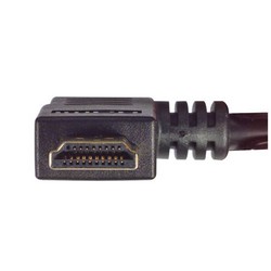 具有以太网功能的高速HDMI 线缆，公头/公头直角式向右出线，1.0m的图片
