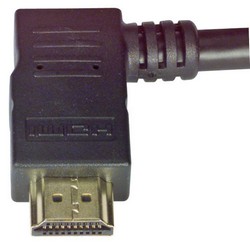 具有以太网功能的高速HDMI 线缆，公头/公头直角式向右出线，3.0m的图片