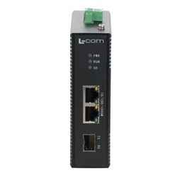 Industrial Ethernet Media Converter 2x RJ45 10/100/1000TX 1x SFP 1000FX的图片