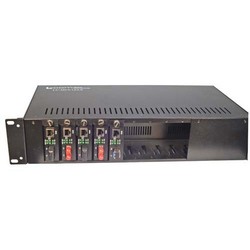 L-com 14槽媒体转换器机箱，两个120V~220V 交流60/50Hz电源的图片