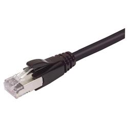 特优型超6类线缆，RJ45/RJ45，黑，3英尺（0.9米）的图片