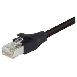 超5类屏蔽低烟无卤线缆，RJ45插头/公头，20英尺（6.1米）的图片