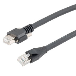 超六类双屏蔽高柔性拖链级以太网线缆， GigE / RJ45， 7M的图片