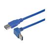 USB 3.0直角型线缆组件，上出线A型/直通A型连接器，3米的图片