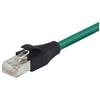 双屏蔽超6类户外/工业双等级高柔性以太网线缆，青，RJ45/RJ45，5英尺（1.5米）的图片