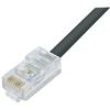 Cat6 Outdoor Patch Cable, RJ45/RJ45, Black, 1.0 ft的图片