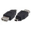 USB 2.0适配器，Mini-B公头/A型母头的图片