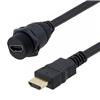HDMI Female Waterproof to HDMI Male standard length 2M的图片